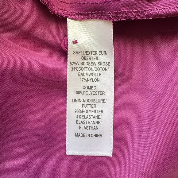 NWT Adrianna Papell Romantic Lace Overlay Open Back Dress Purple Size 8 - Picture 11 of 12